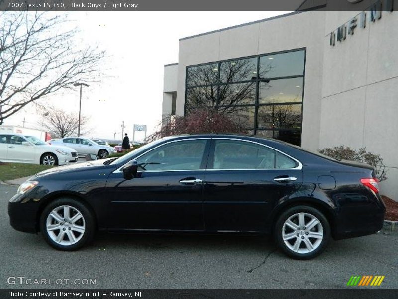 Black Onyx / Light Gray 2007 Lexus ES 350