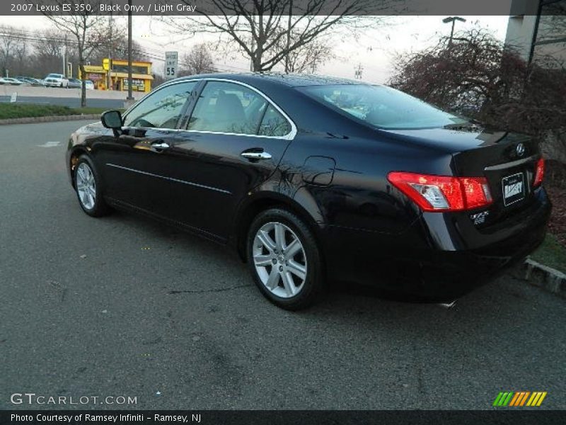 Black Onyx / Light Gray 2007 Lexus ES 350