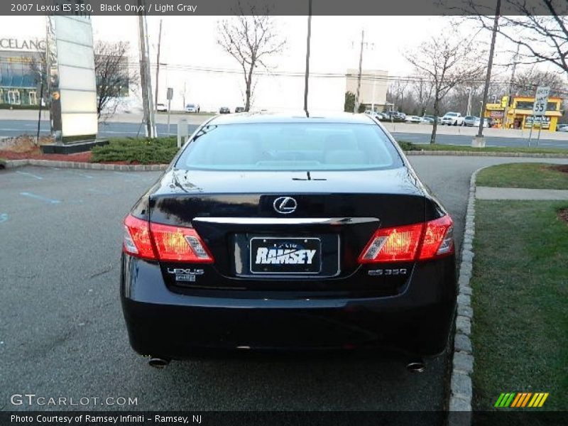 Black Onyx / Light Gray 2007 Lexus ES 350
