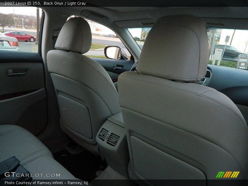 Black Onyx / Light Gray 2007 Lexus ES 350