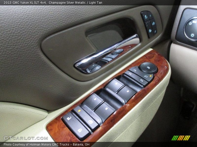 Champagne Silver Metallic / Light Tan 2013 GMC Yukon XL SLT 4x4