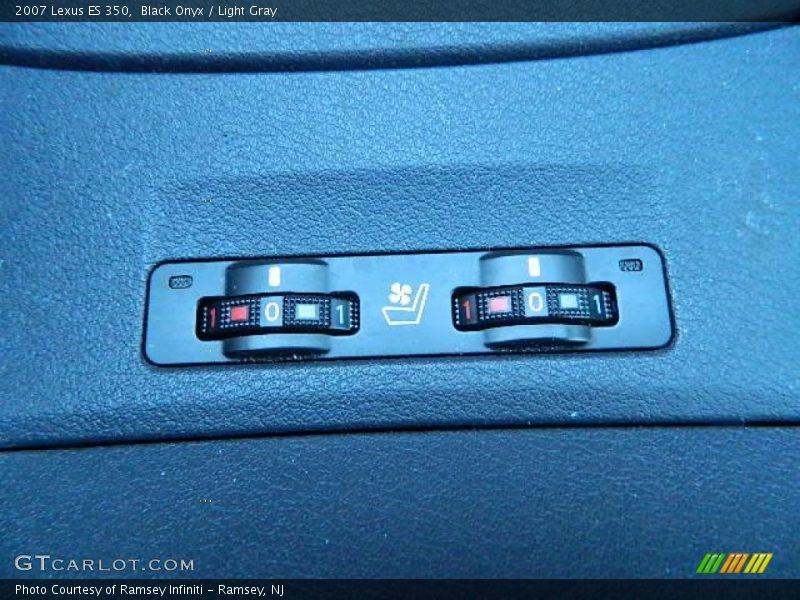 Black Onyx / Light Gray 2007 Lexus ES 350