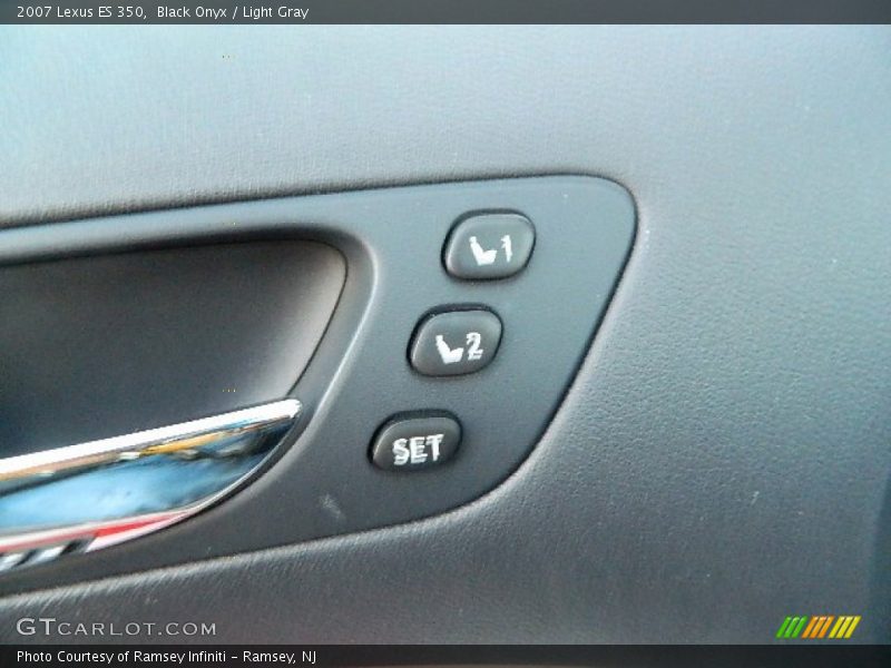 Black Onyx / Light Gray 2007 Lexus ES 350