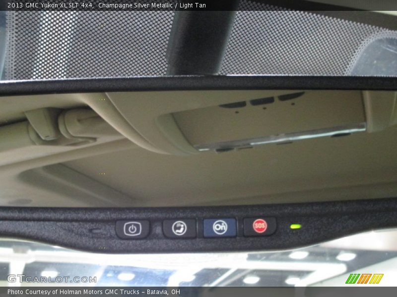 Champagne Silver Metallic / Light Tan 2013 GMC Yukon XL SLT 4x4