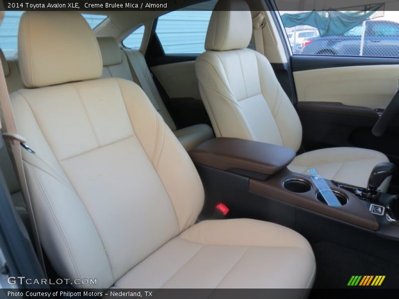 Front Seat of 2014 Avalon XLE