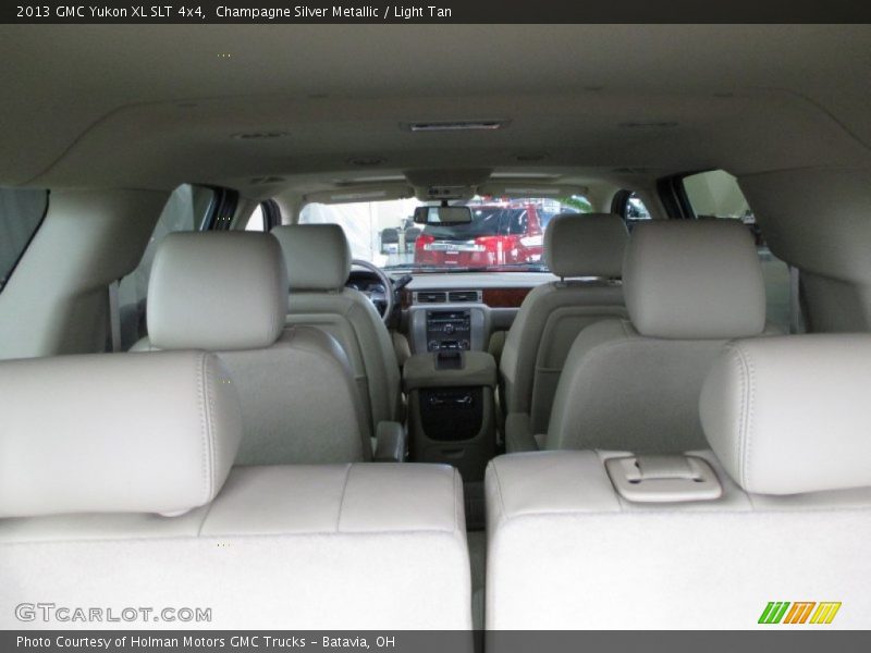 Champagne Silver Metallic / Light Tan 2013 GMC Yukon XL SLT 4x4