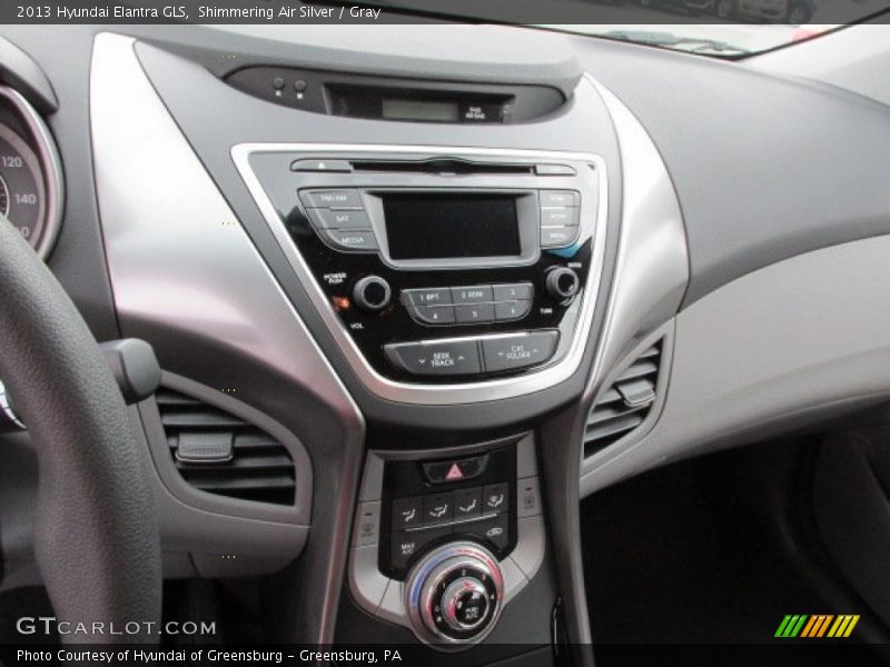 Shimmering Air Silver / Gray 2013 Hyundai Elantra GLS