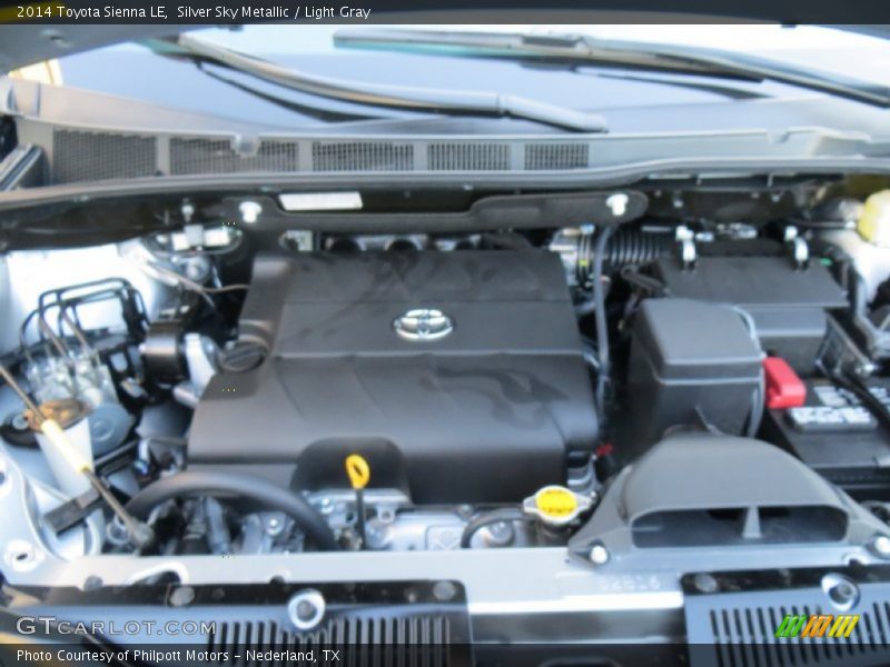 Silver Sky Metallic / Light Gray 2014 Toyota Sienna LE
