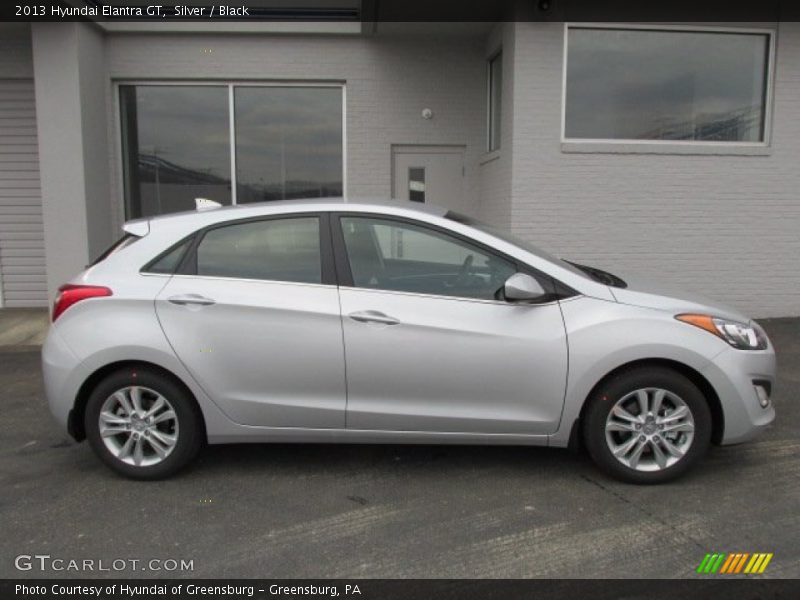 Silver / Black 2013 Hyundai Elantra GT