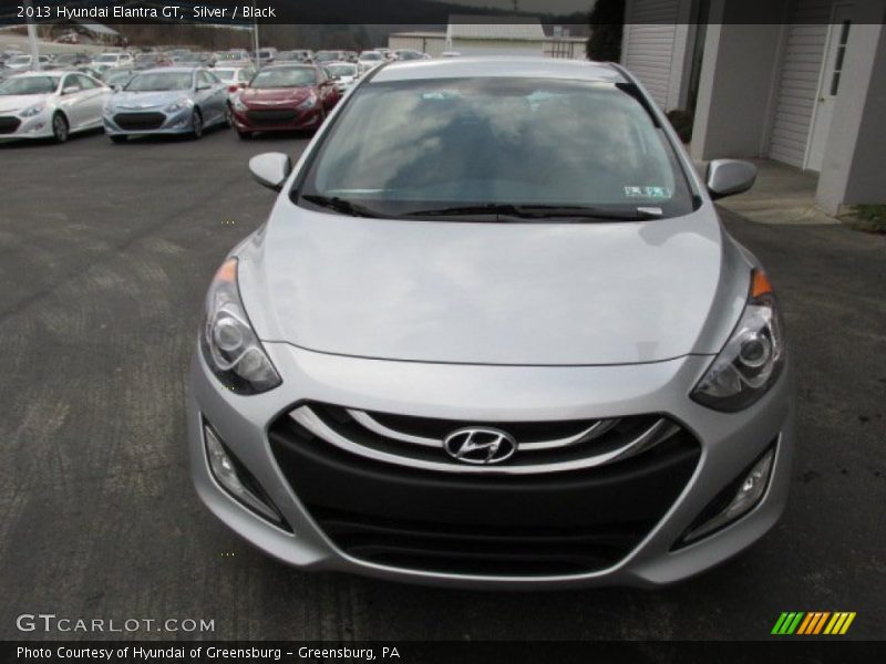 Silver / Black 2013 Hyundai Elantra GT