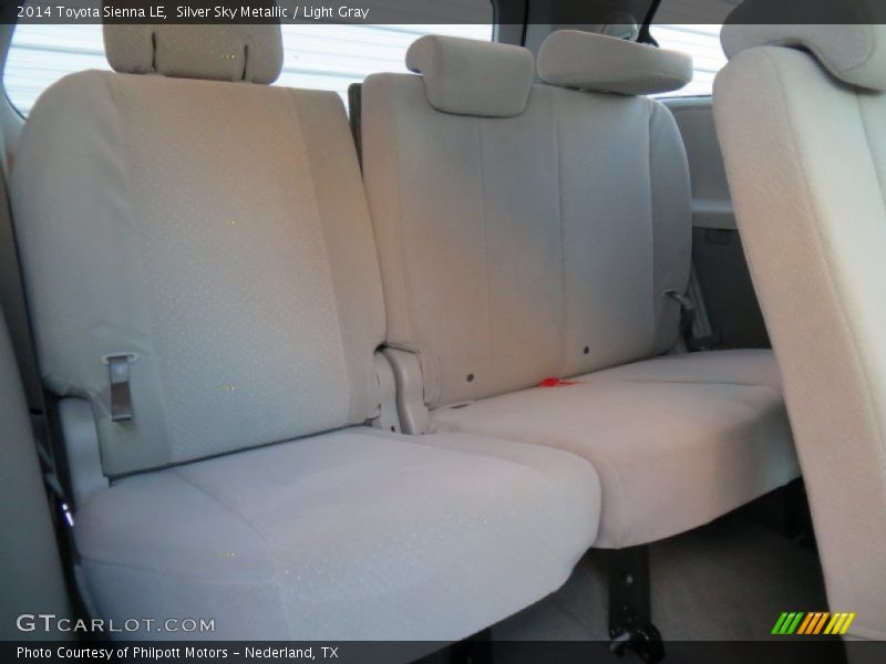 Silver Sky Metallic / Light Gray 2014 Toyota Sienna LE