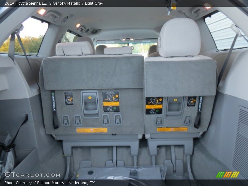 Silver Sky Metallic / Light Gray 2014 Toyota Sienna LE