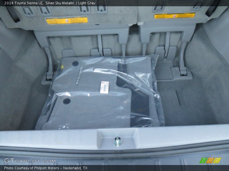 Silver Sky Metallic / Light Gray 2014 Toyota Sienna LE