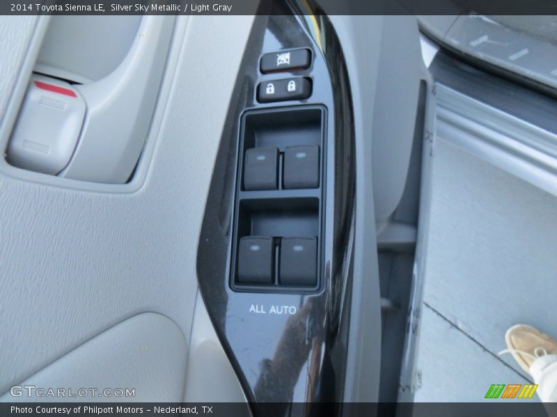 Silver Sky Metallic / Light Gray 2014 Toyota Sienna LE