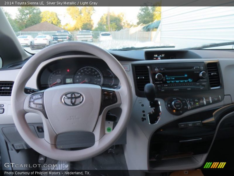 Silver Sky Metallic / Light Gray 2014 Toyota Sienna LE