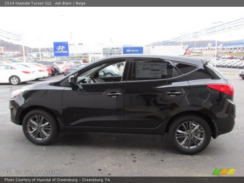 Ash Black / Beige 2014 Hyundai Tucson GLS