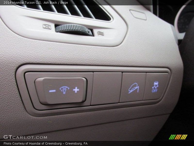 Ash Black / Beige 2014 Hyundai Tucson GLS