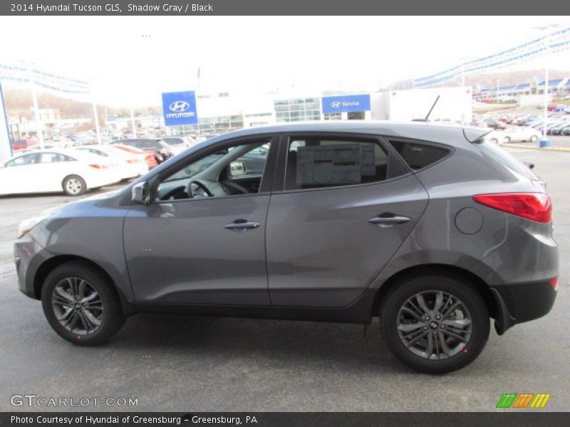 Shadow Gray / Black 2014 Hyundai Tucson GLS