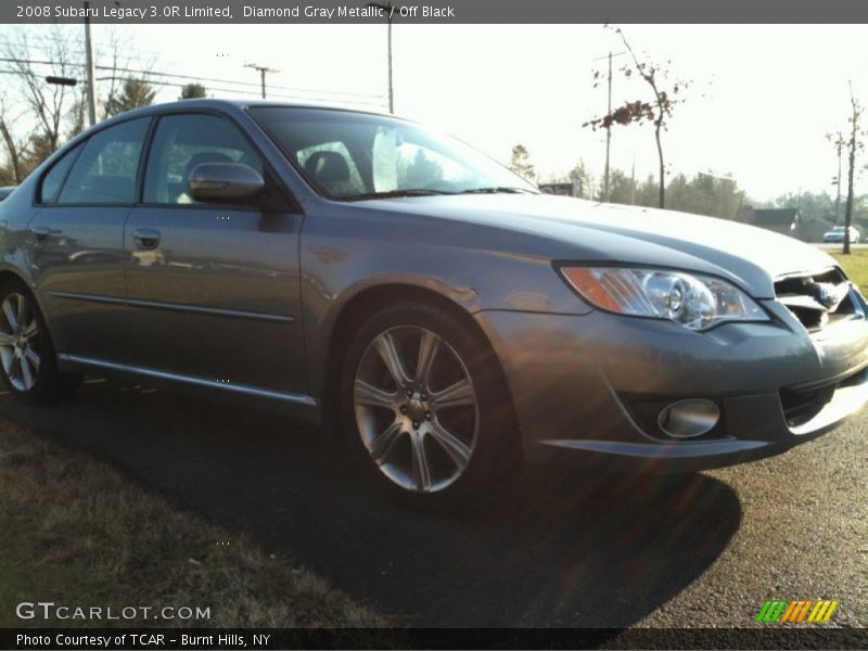 Diamond Gray Metallic / Off Black 2008 Subaru Legacy 3.0R Limited