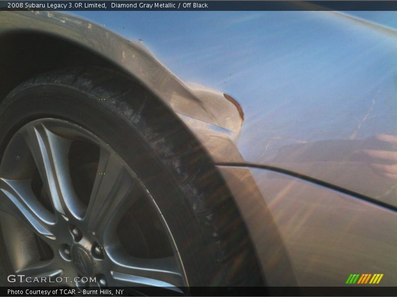 Diamond Gray Metallic / Off Black 2008 Subaru Legacy 3.0R Limited