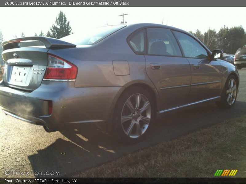 Diamond Gray Metallic / Off Black 2008 Subaru Legacy 3.0R Limited