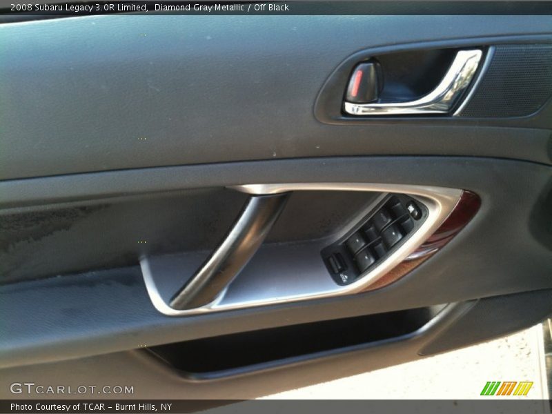 Diamond Gray Metallic / Off Black 2008 Subaru Legacy 3.0R Limited
