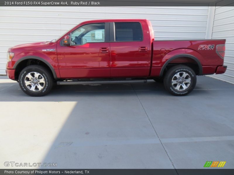 Ruby Red / Black 2014 Ford F150 FX4 SuperCrew 4x4