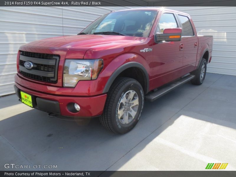 Ruby Red / Black 2014 Ford F150 FX4 SuperCrew 4x4