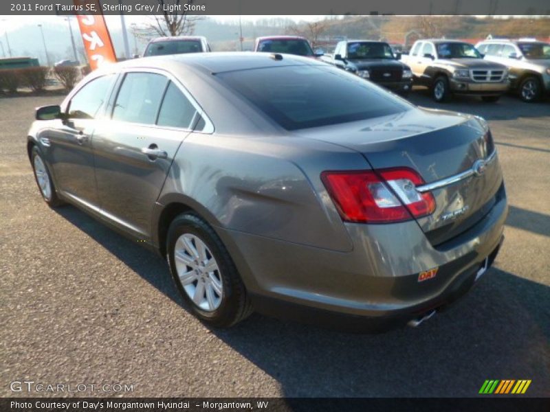 Sterling Grey / Light Stone 2011 Ford Taurus SE