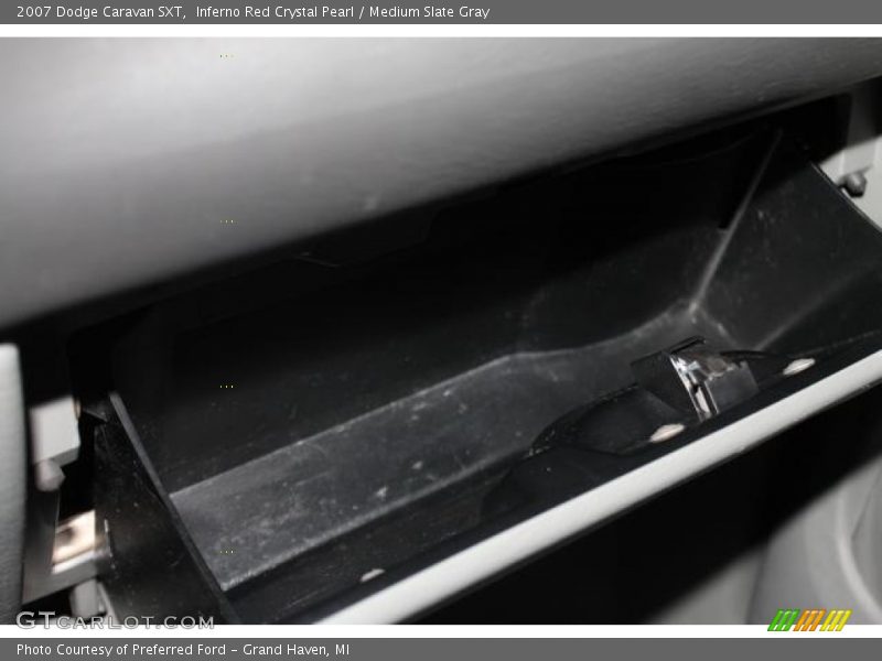 Inferno Red Crystal Pearl / Medium Slate Gray 2007 Dodge Caravan SXT