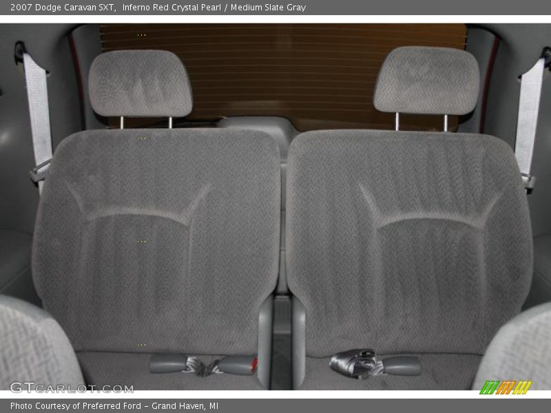 Inferno Red Crystal Pearl / Medium Slate Gray 2007 Dodge Caravan SXT