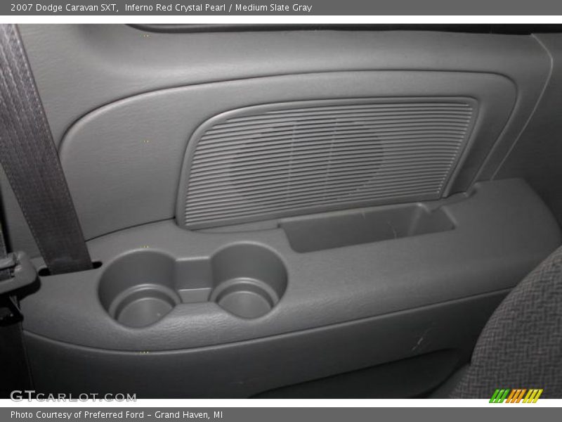 Inferno Red Crystal Pearl / Medium Slate Gray 2007 Dodge Caravan SXT