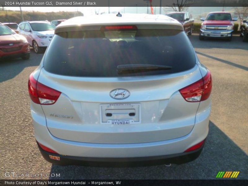 Diamond Silver / Black 2014 Hyundai Tucson GLS