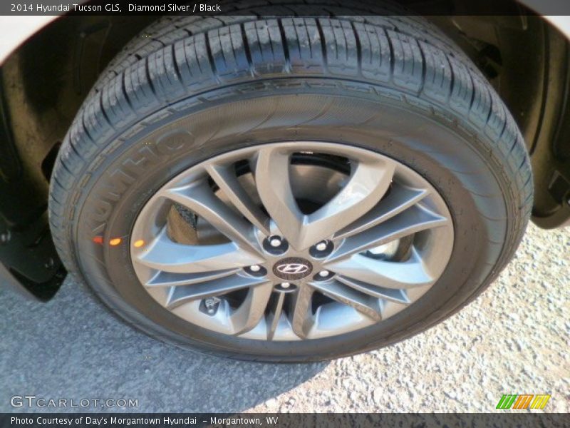 Diamond Silver / Black 2014 Hyundai Tucson GLS