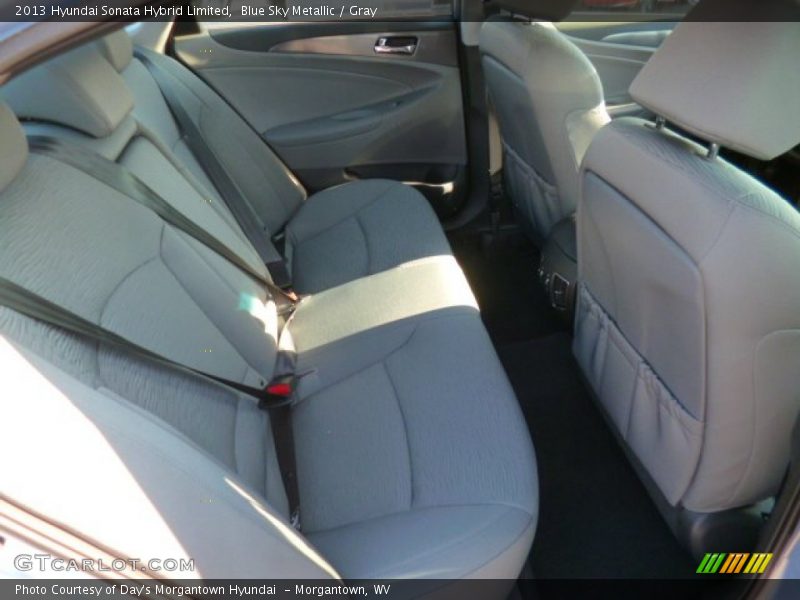 Blue Sky Metallic / Gray 2013 Hyundai Sonata Hybrid Limited