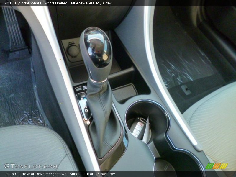 Blue Sky Metallic / Gray 2013 Hyundai Sonata Hybrid Limited