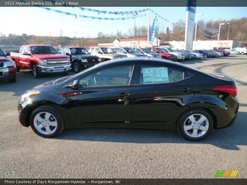 Black / Beige 2013 Hyundai Elantra GLS