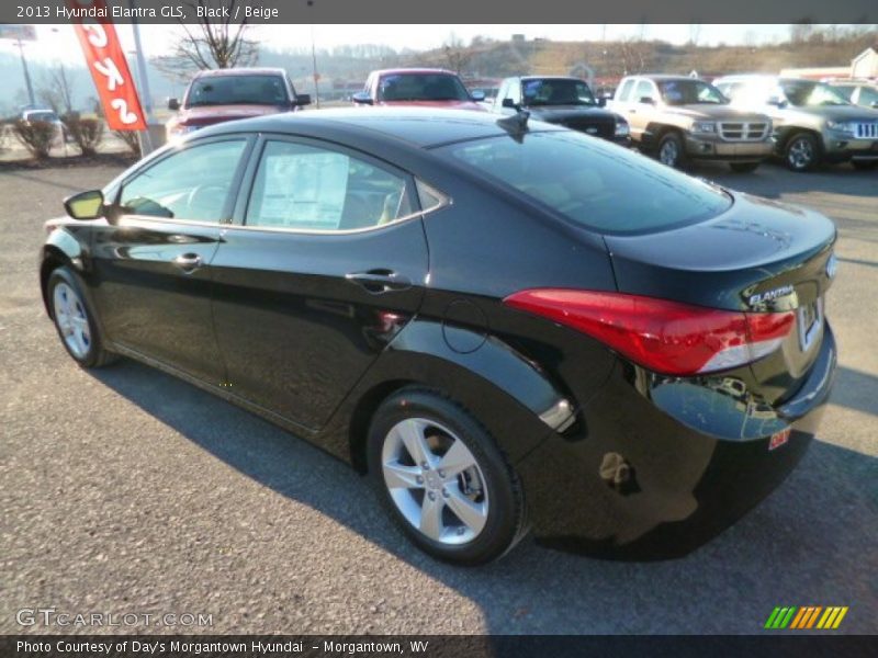 Black / Beige 2013 Hyundai Elantra GLS