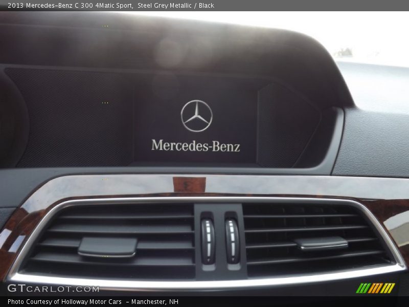 Steel Grey Metallic / Black 2013 Mercedes-Benz C 300 4Matic Sport