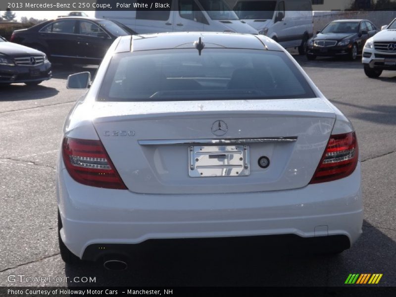 Polar White / Black 2013 Mercedes-Benz C 250 Coupe