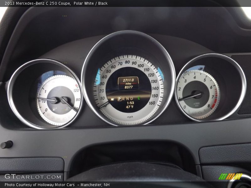 Polar White / Black 2013 Mercedes-Benz C 250 Coupe
