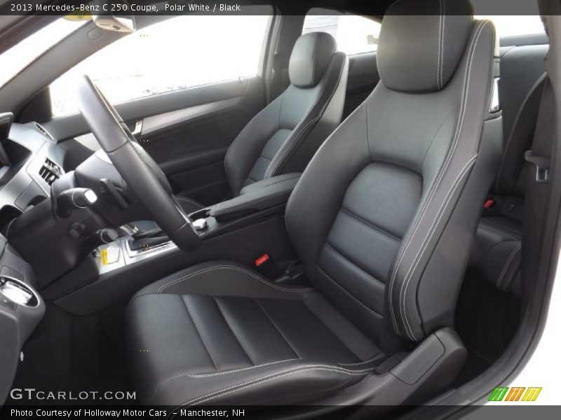 Polar White / Black 2013 Mercedes-Benz C 250 Coupe