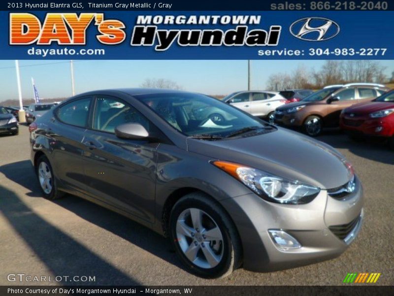 Titanium Gray Metallic / Gray 2013 Hyundai Elantra GLS