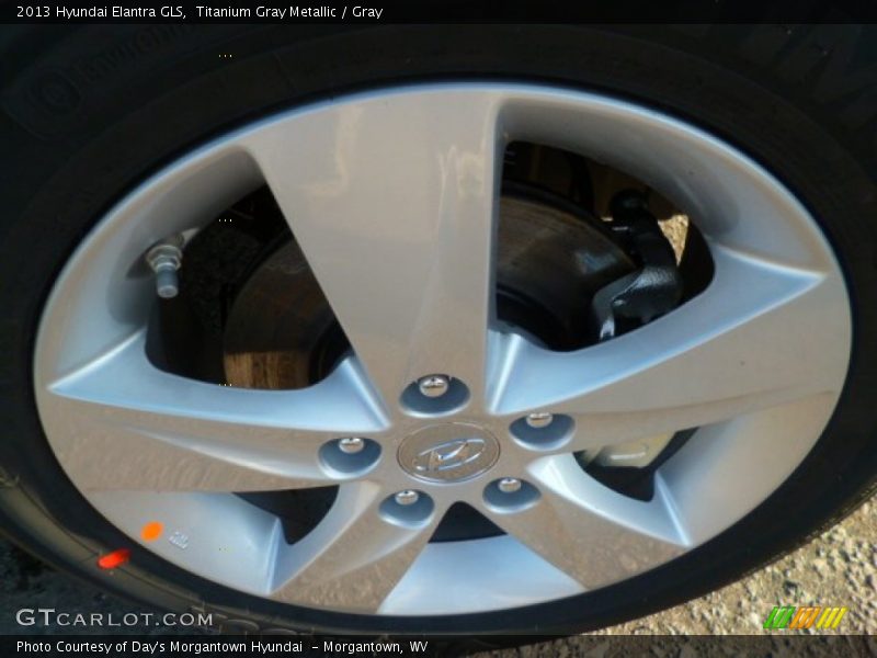 Titanium Gray Metallic / Gray 2013 Hyundai Elantra GLS