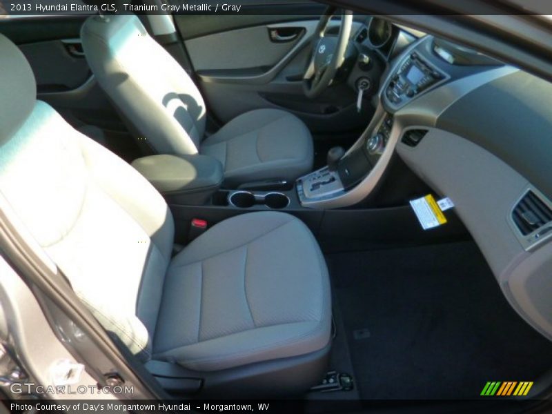Titanium Gray Metallic / Gray 2013 Hyundai Elantra GLS