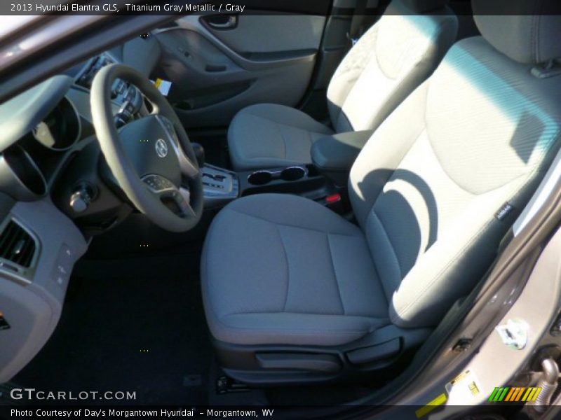 Titanium Gray Metallic / Gray 2013 Hyundai Elantra GLS