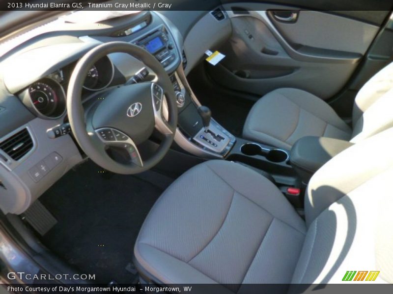 Titanium Gray Metallic / Gray 2013 Hyundai Elantra GLS