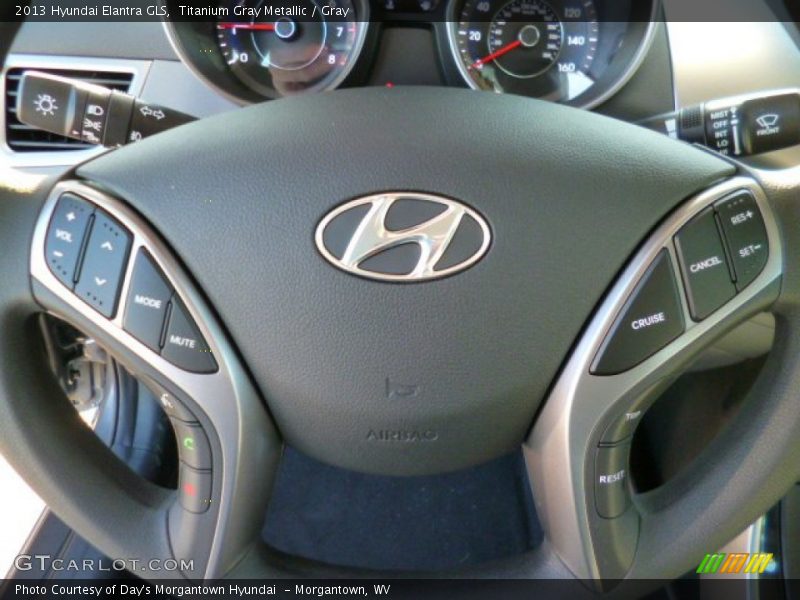 Titanium Gray Metallic / Gray 2013 Hyundai Elantra GLS