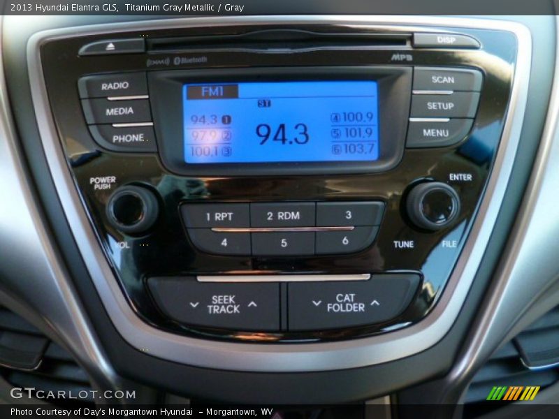 Titanium Gray Metallic / Gray 2013 Hyundai Elantra GLS