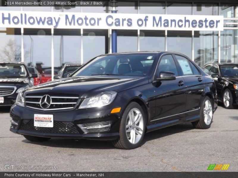Black / Black 2014 Mercedes-Benz C 300 4Matic Sport